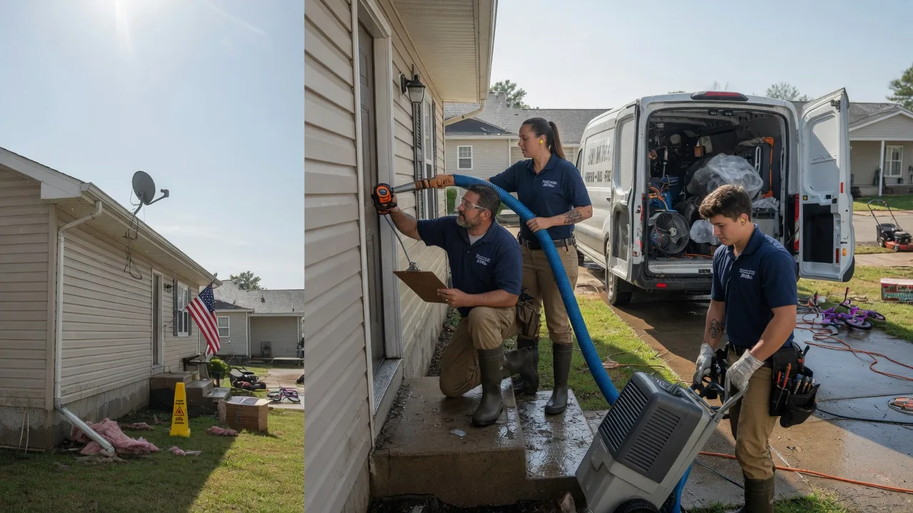 Ceiling Water Damage Restoration in Dunbar, PA near me
